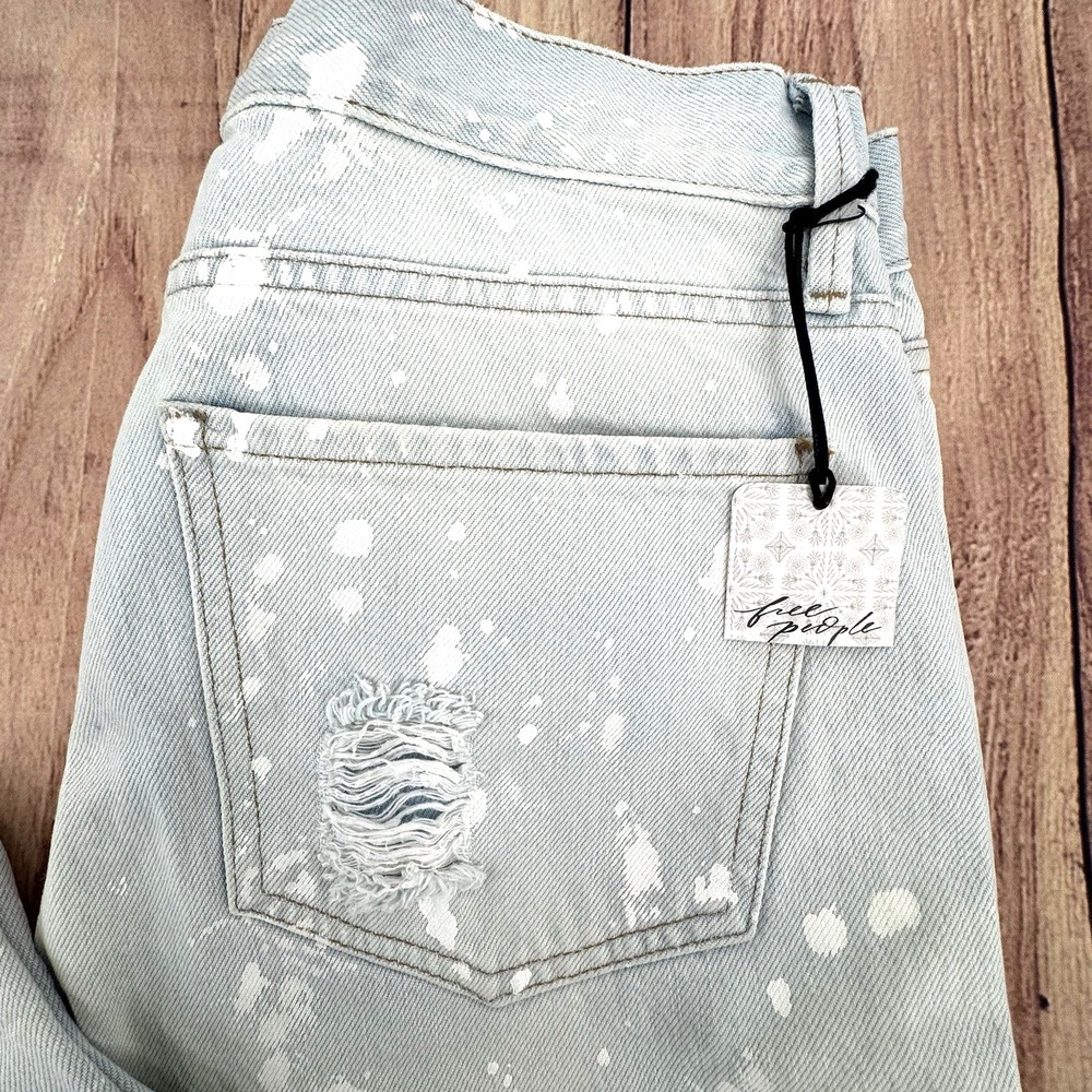 Frame Le Piper Jeans Caribbean Spray Straight Leg Women 34 NWT from Free People‎ - Picture 7 of 12